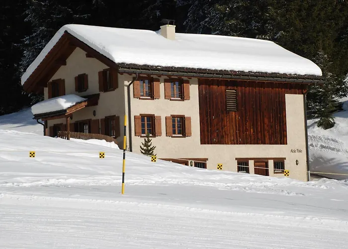 In -ski Out Alphuette-maiensaess Acla Pala Casa de Férias Lenzerheide